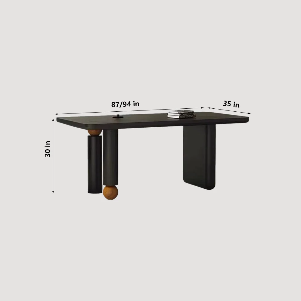 Nordic Creative Solid Wood Conference Table - image 7