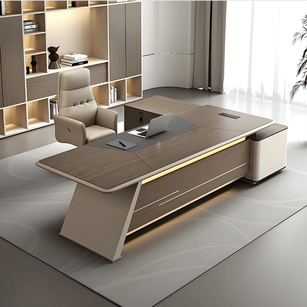 Minimalist Executive Desk with Storage - image 2
