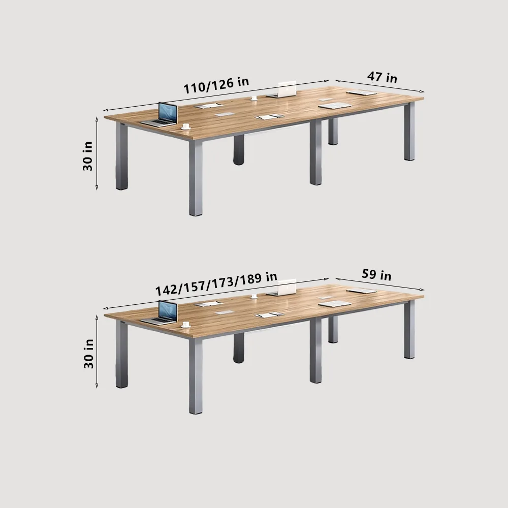 Modern Training Table Rectangular Desk - image 8