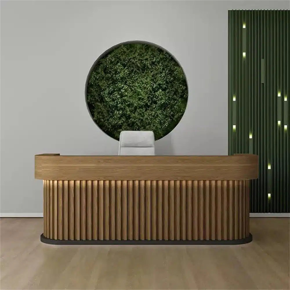 Chic Minimalist Reception Desk - Maoters - image 12