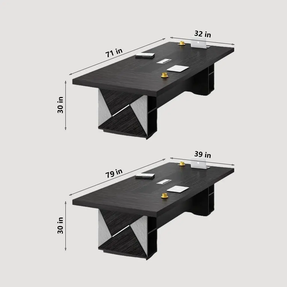 Modern Solid Wood Conference Table - Top Negotiation Choice - image 9