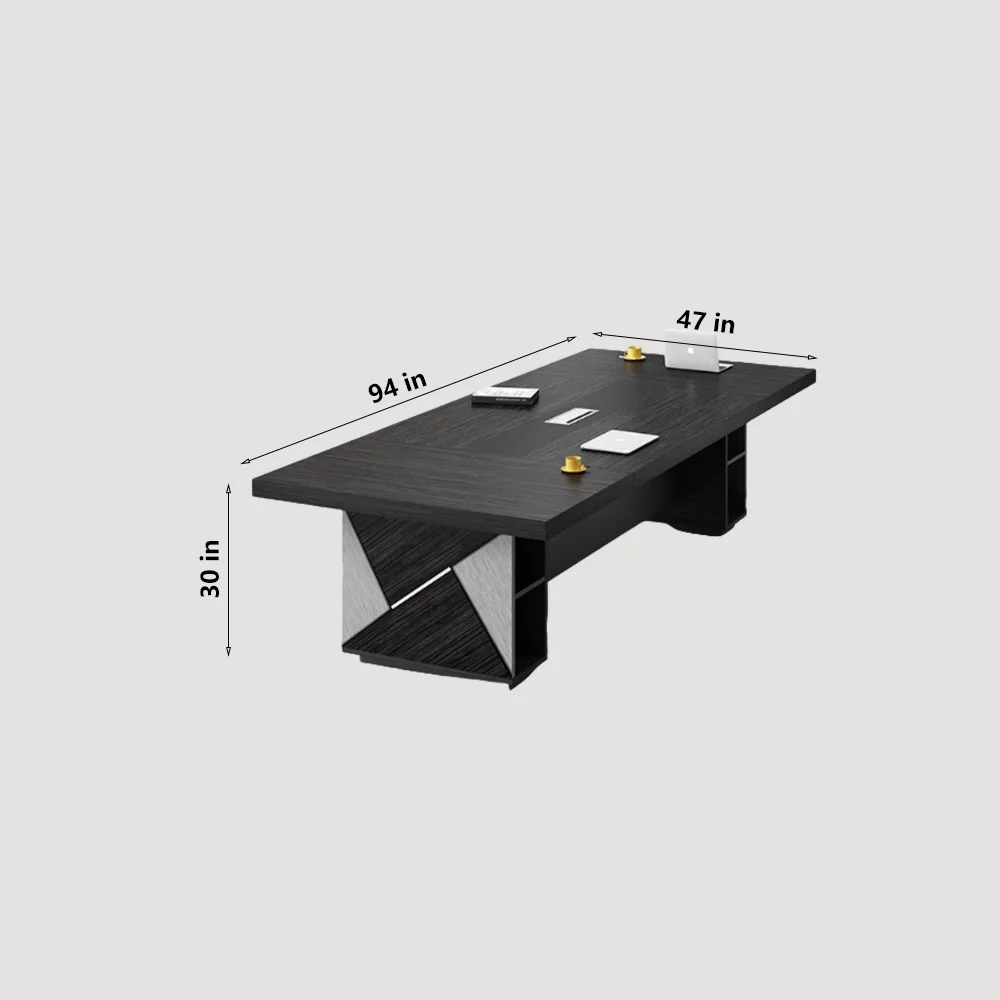 Modern Solid Wood Conference Table - Top Negotiation Choice - image 10