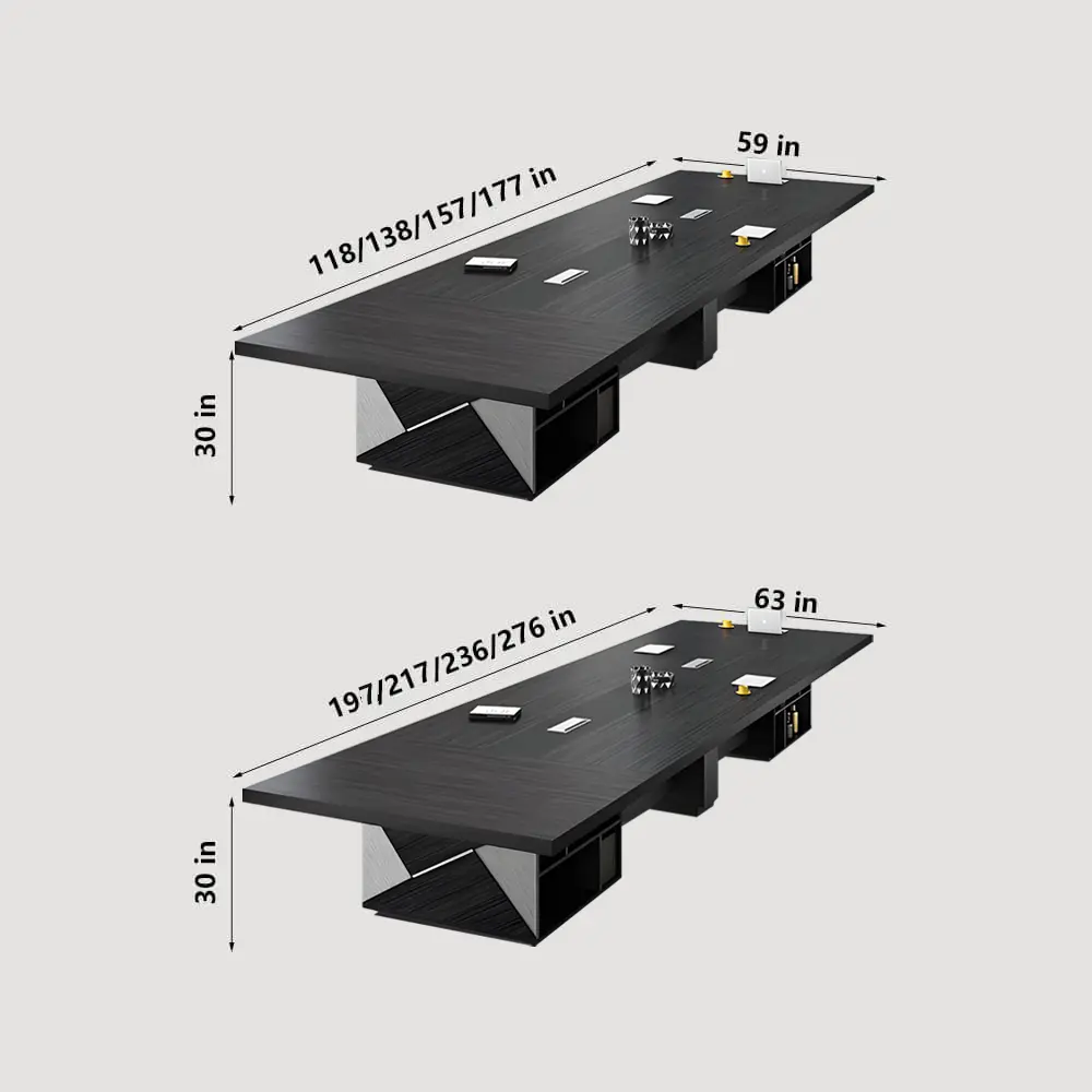 Modern Solid Wood Conference Table - Top Negotiation Choice - image 11