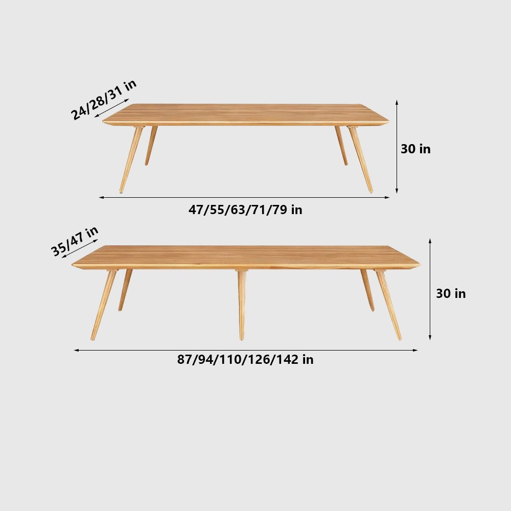 All Solid Wood Negotiation Table Conference Table - image 6