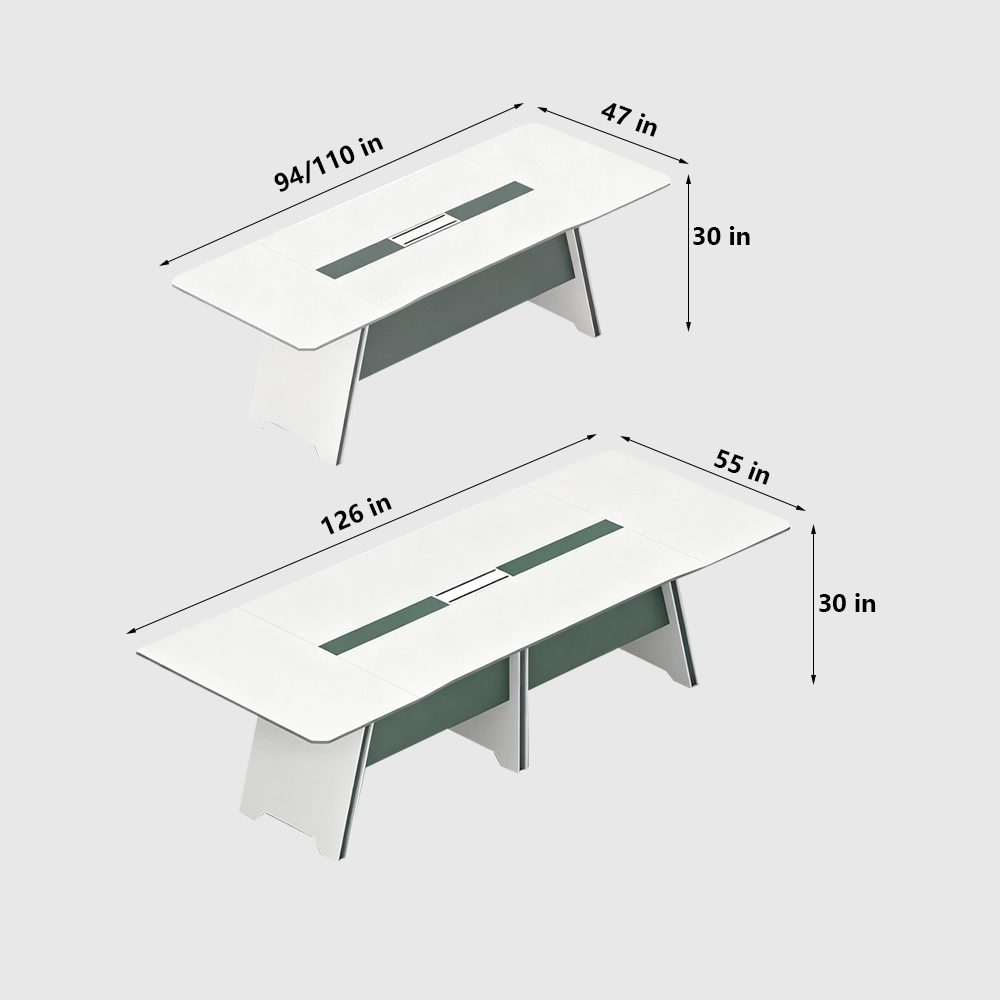 Contemporary Rectangular Conference Table - image 7