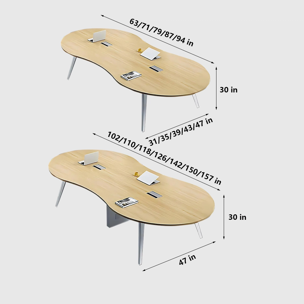 Creative Oval Conference Table Office Desk - image 6