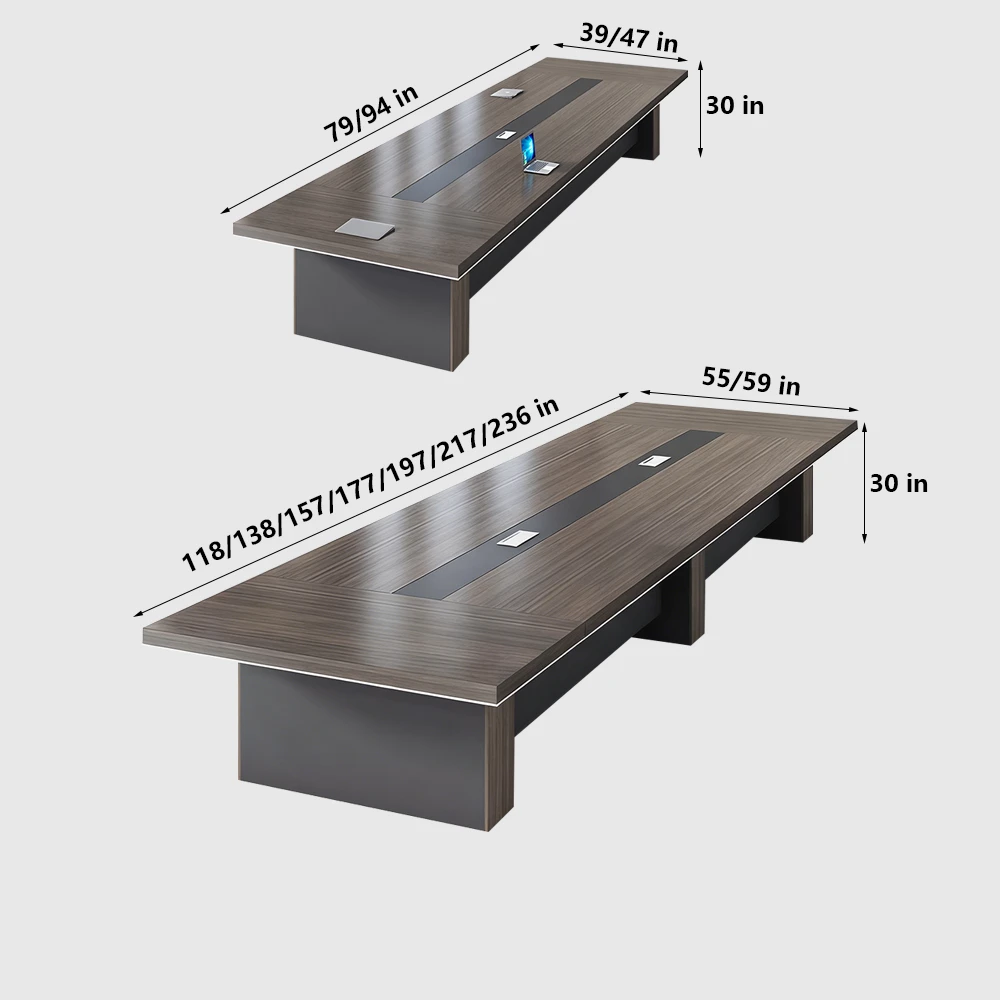 Classic Rectangular Office Desk - Ideal for Meetings - image 8