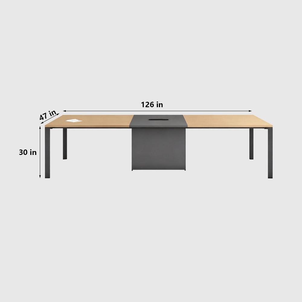 Long Desk for Negotiation - Chic Meeting Table - image 6