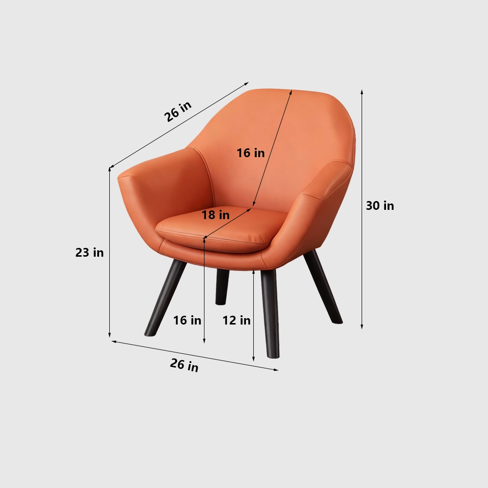 Light Luxury Single Sofa - Small Armchair for Office & Home - image 18