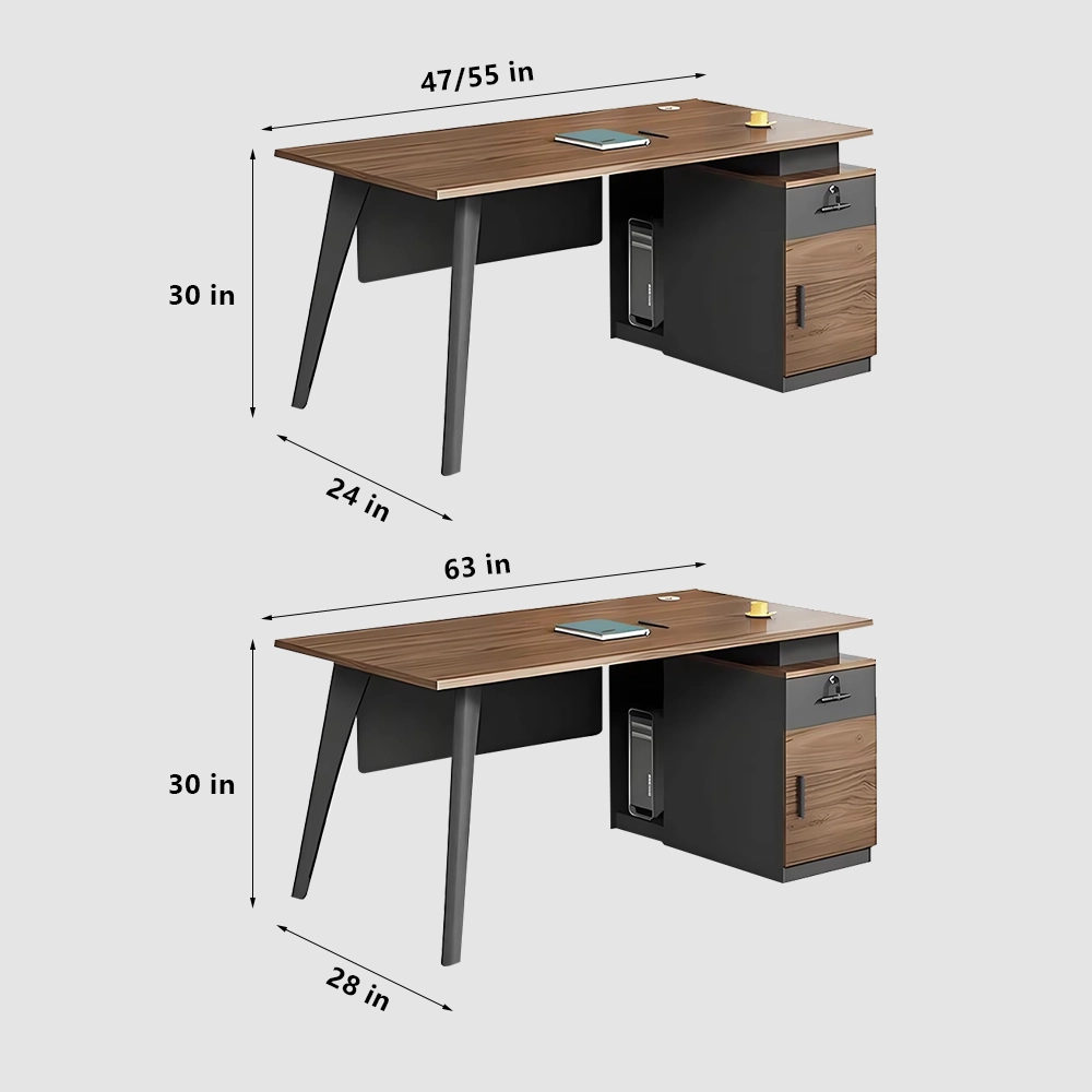 Compact Office Desk &amp; Chair - Simple Design - image 14