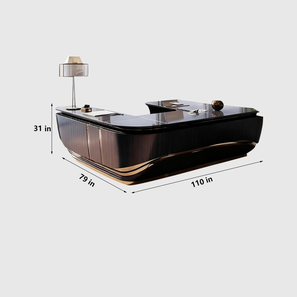 U-Shaped Office Desks in Luxe Design - image 9