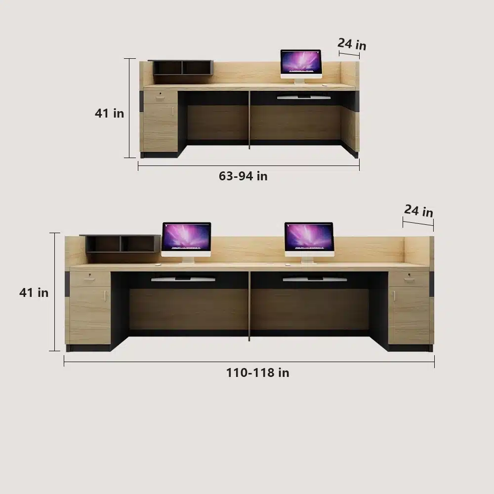 Simple Creative Reception Desk - image 5