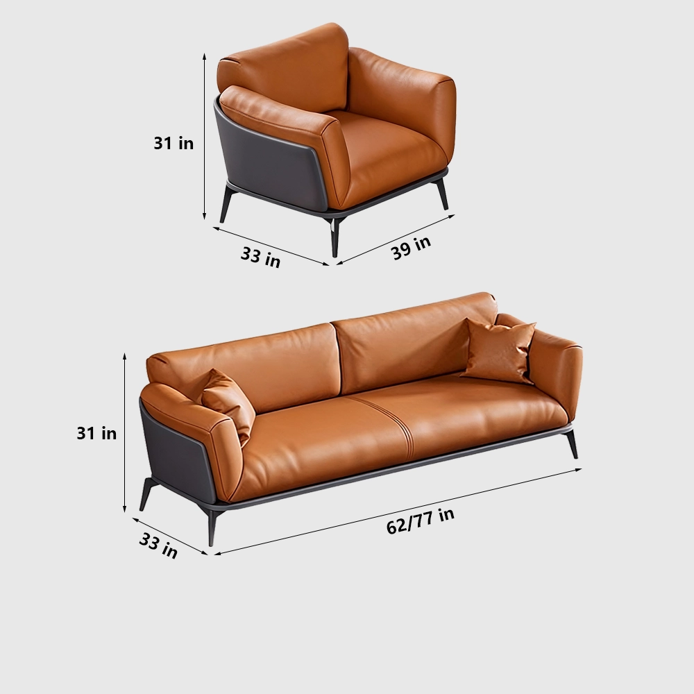 Contemporary Minimalist Couch – Breathable Fabric, Easy to Clean - image 5