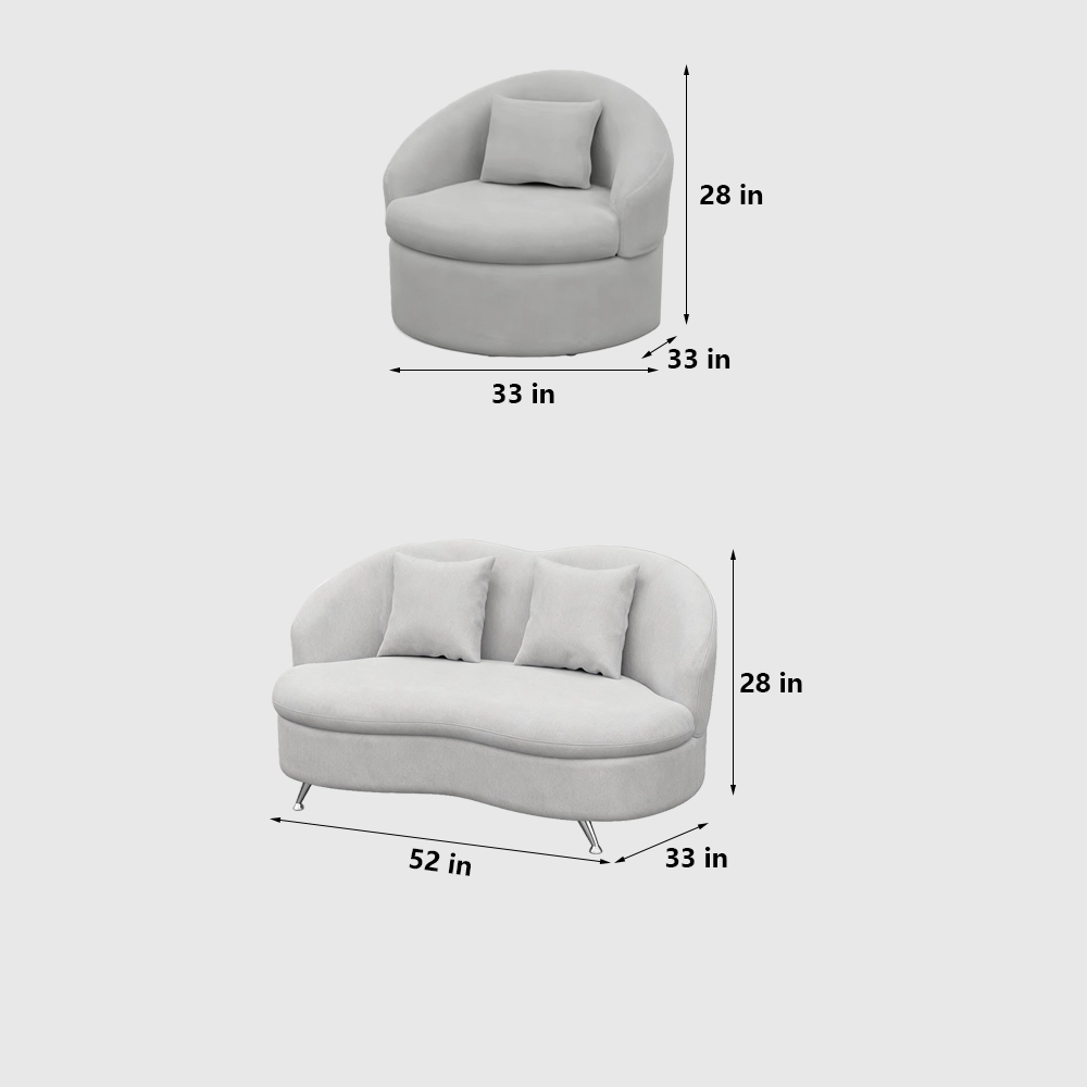 Small Fabric Coffee Table - Maoters - image 6