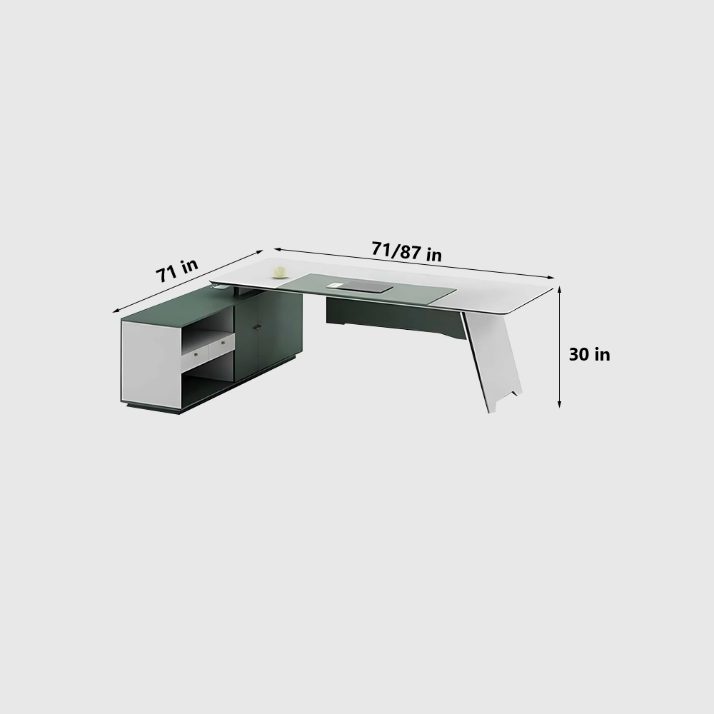 European Minimalist Office Leadership Table - image 18
