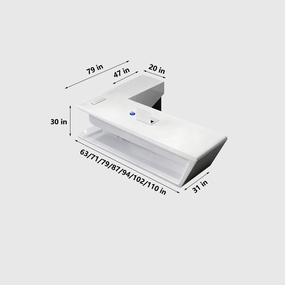 Innovative  Stylish Lacquered Executive Desk - image 15