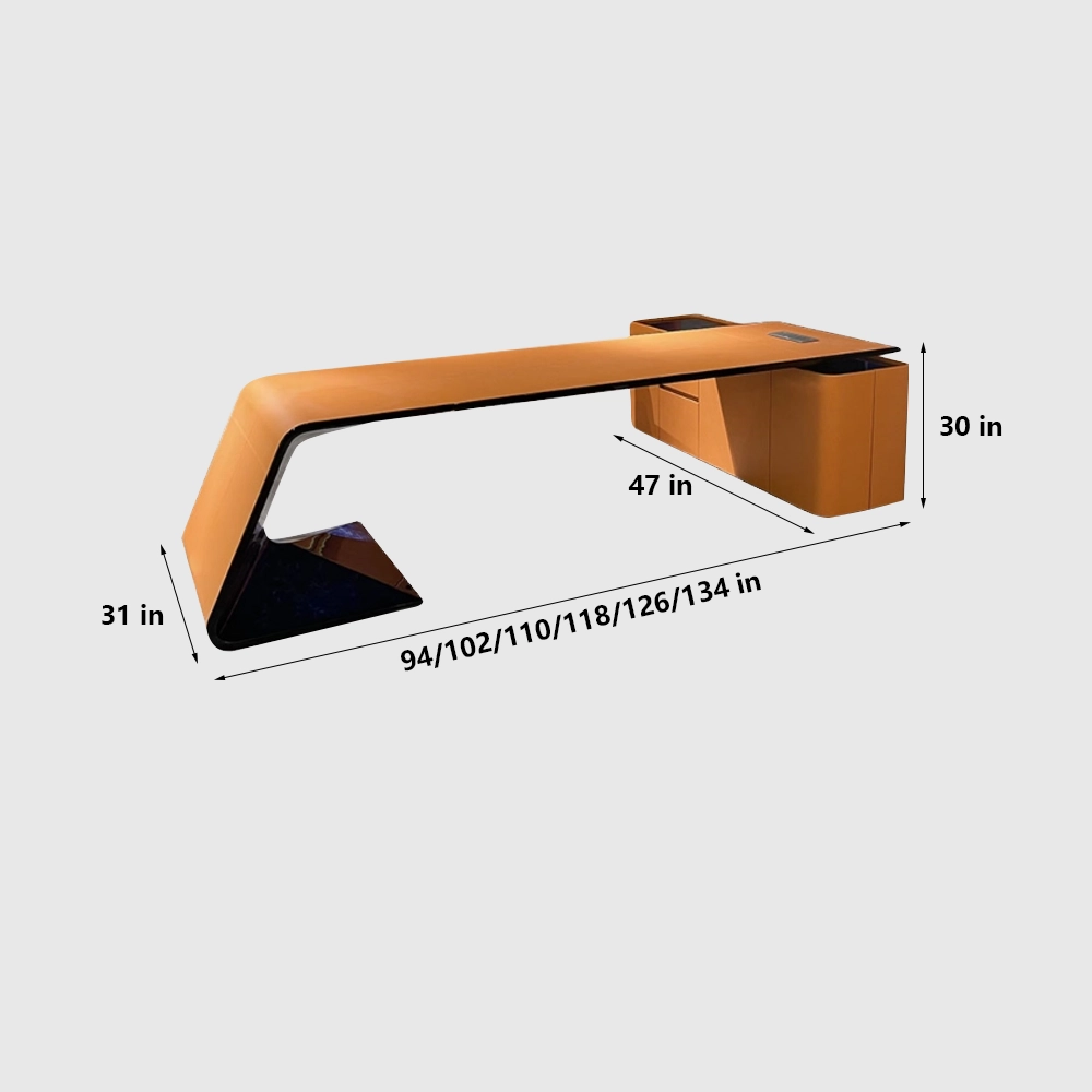 Italian Style Executive Computer Desk - image 13