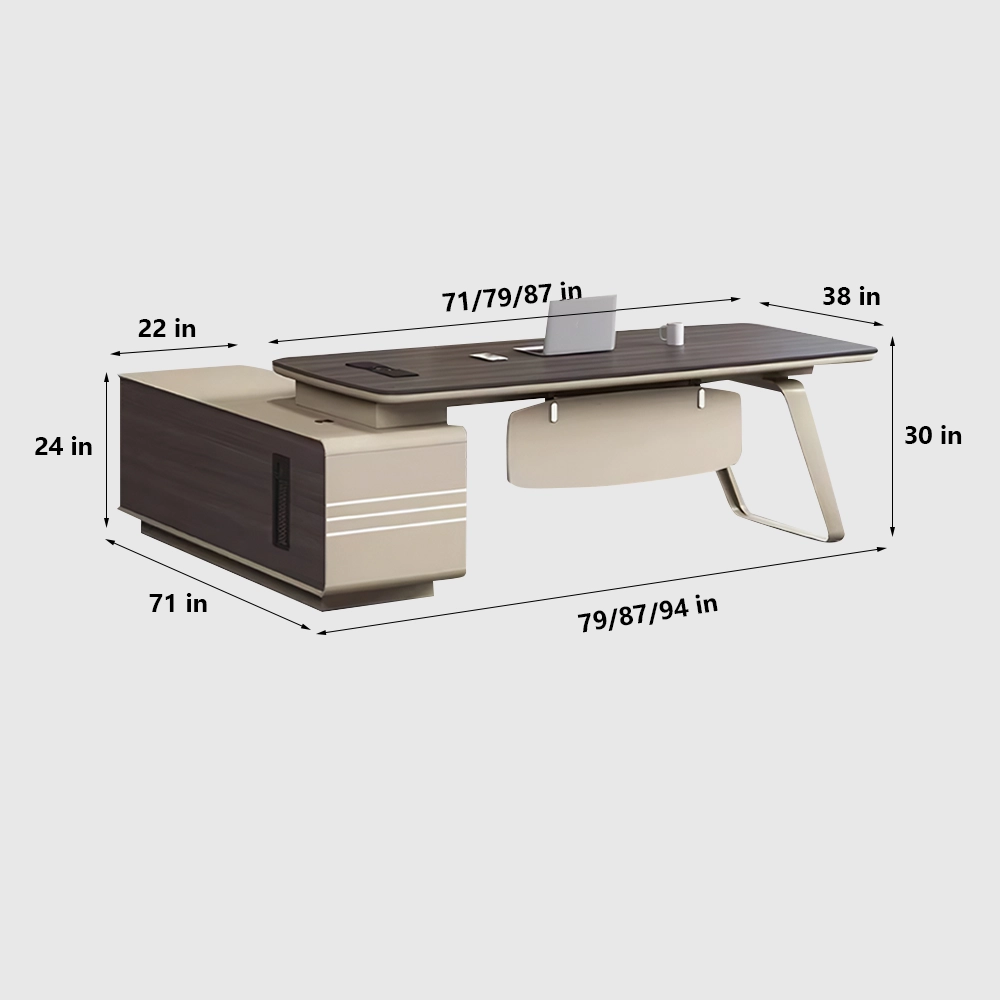 Large Modern Office Desk - Maoters - image 13