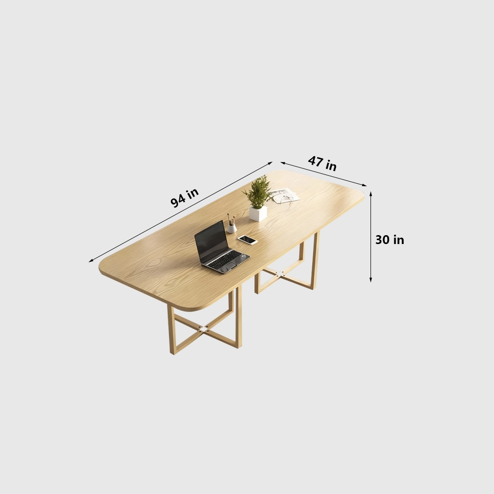 Contemporary Nordic-Style Conference Table - image 6