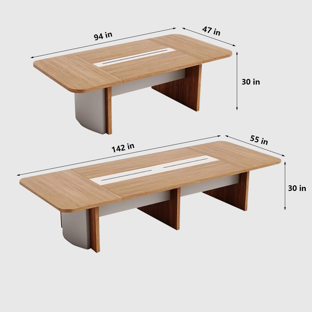 Modern Minimalist Conference Table Long Design - image 7