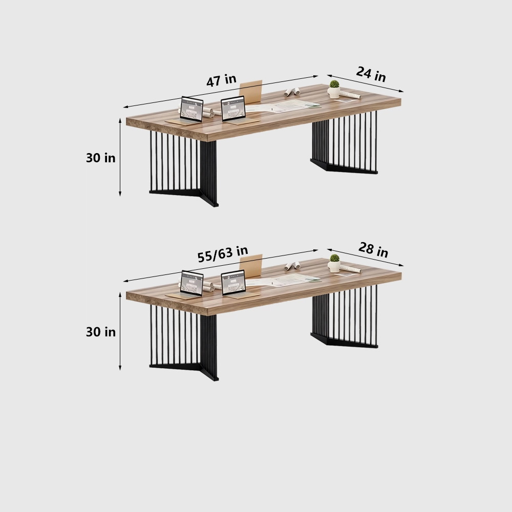 Minimalist Solid Wood Conference Table - image 6