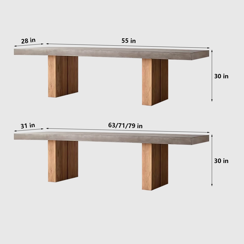 Minimalist Solid Wood Conference Table - Maoters - image 6