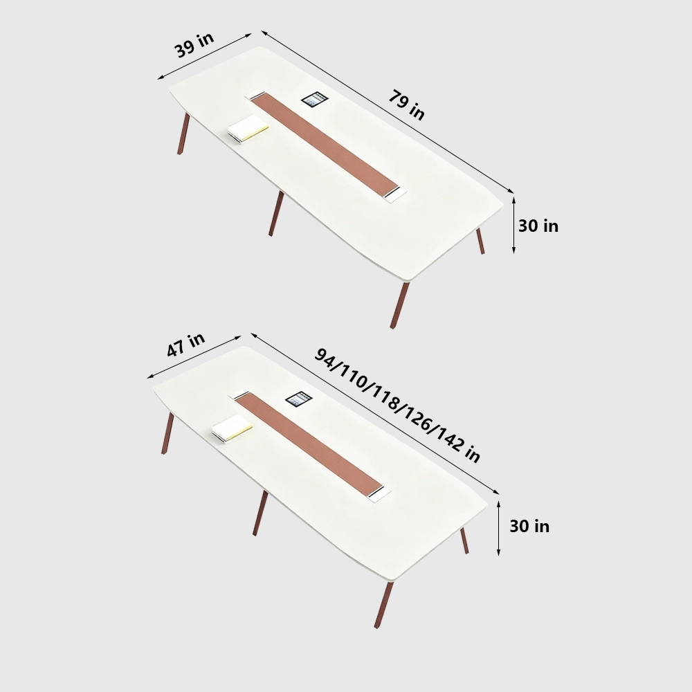 Versatile &amp; Stylish Contemporary Conference Table Set - image 8