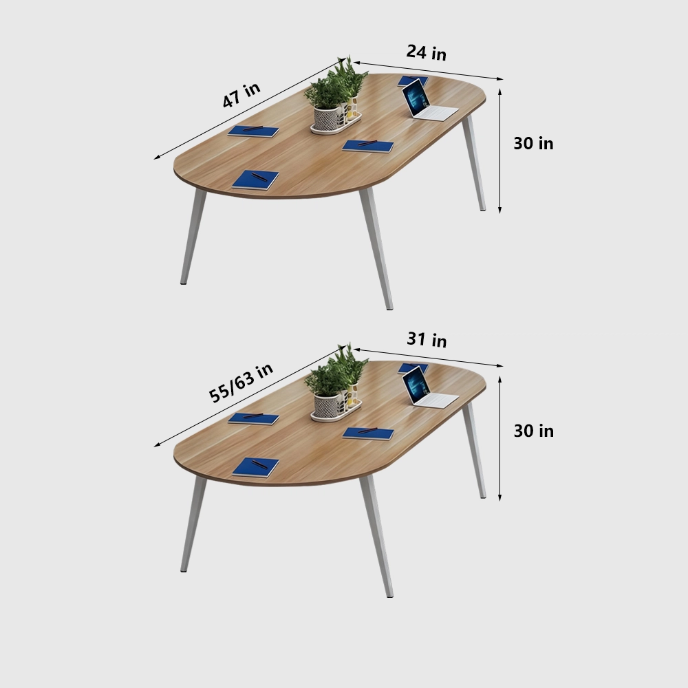 White Oval Conference Table - Maoters - image 6