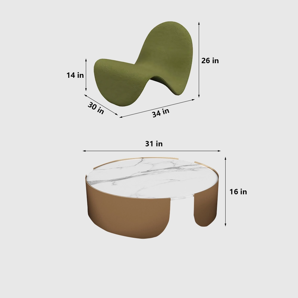 Creative Curved Reclining Sofa - Maoters - image 7
