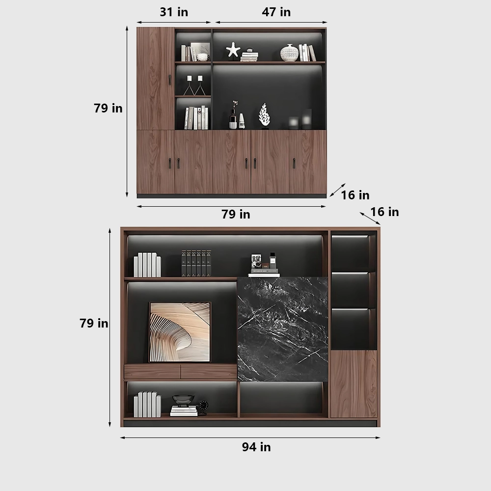Desk with LED Strip Lighting for Executives - image 15
