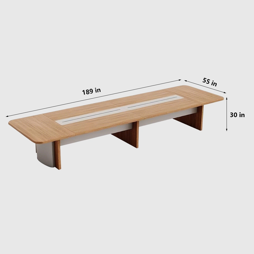 Modern Minimalist Conference Table Long Design - image 8