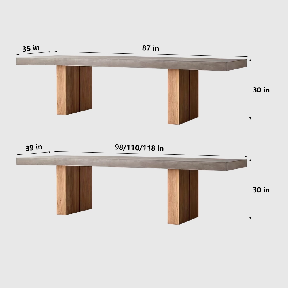 Minimalist Solid Wood Conference Table - Maoters - image 7