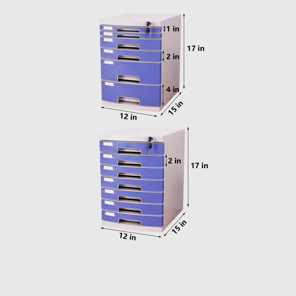 Lockable Desktop File Cabinet - Multi-layer Storage - image 7