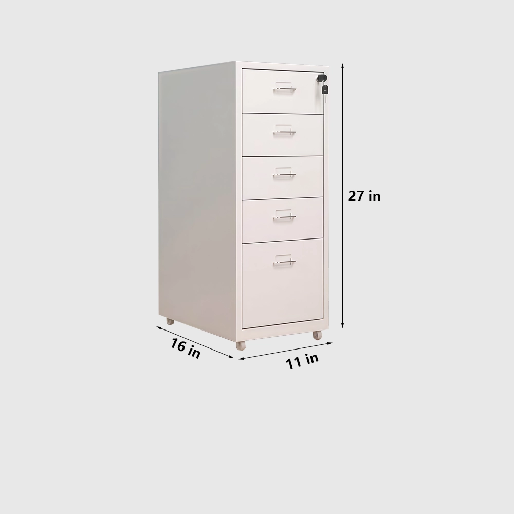 Metal Office Cabinet with Lockable Drawers - image 7