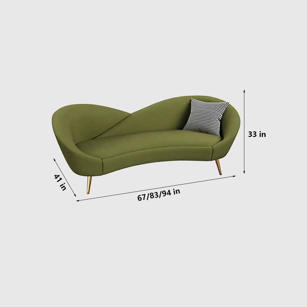 Creative Curved Reclining Sofa - Maoters - image 8