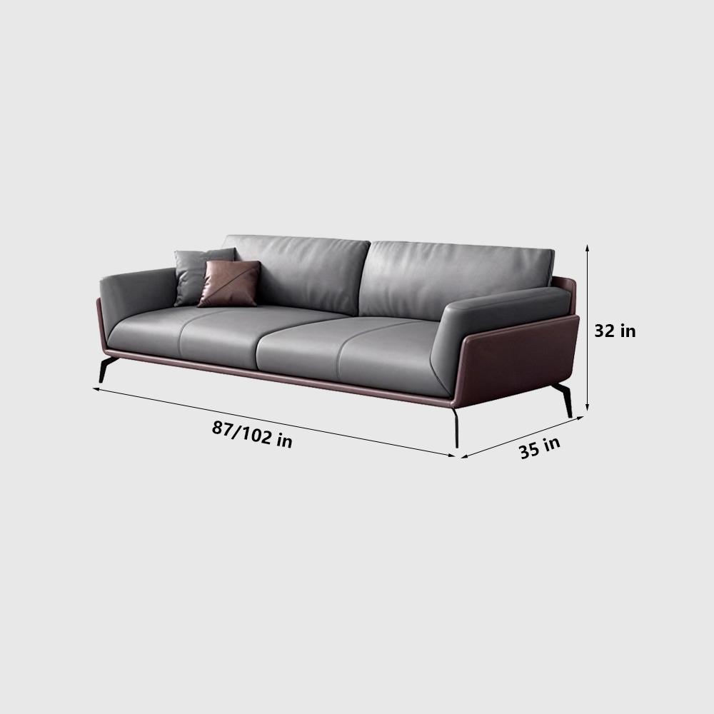 Simple Business Leather Sofa - Maoters - image 10