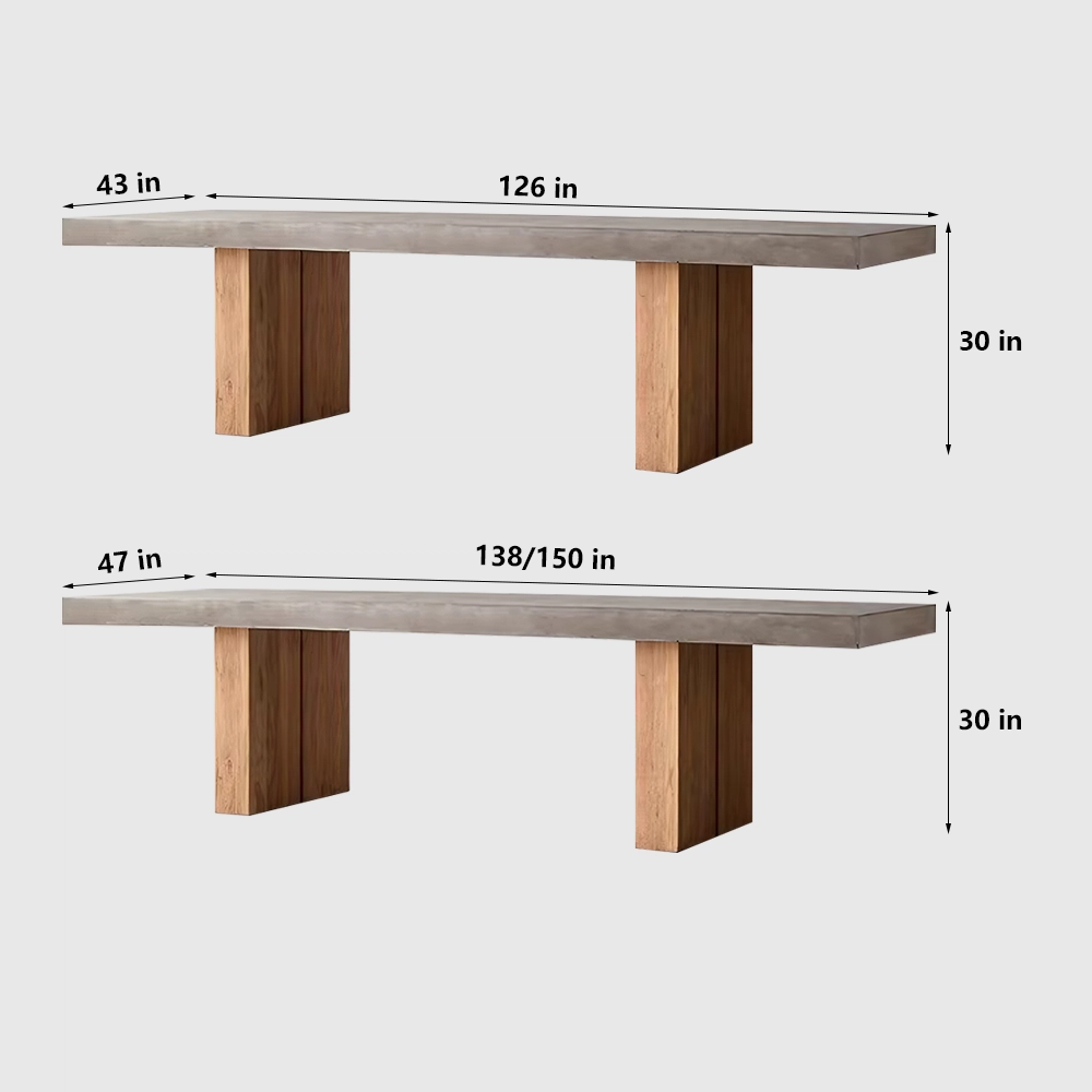 Minimalist Solid Wood Conference Table - Maoters - image 8