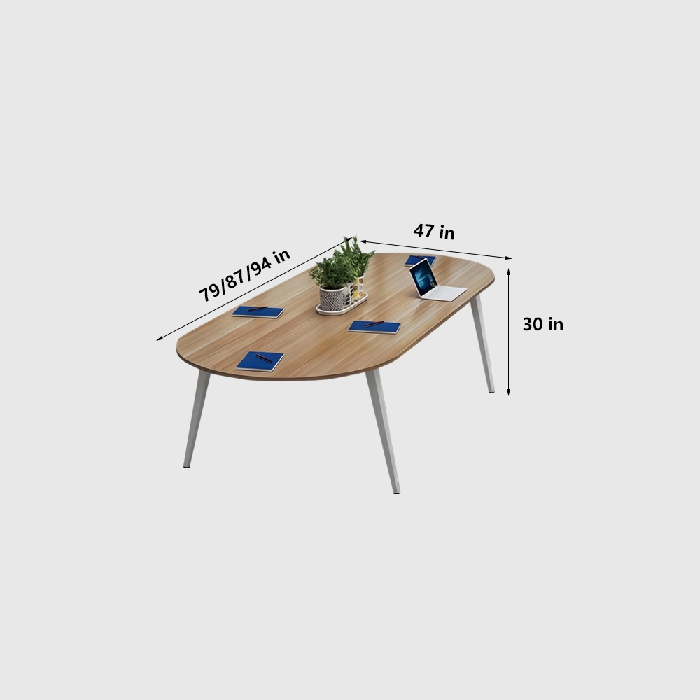 White Oval Conference Table - Maoters - image 8