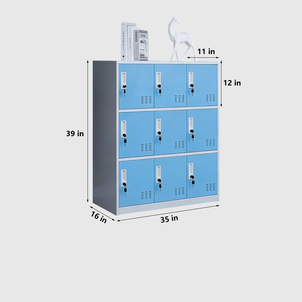 Backpack Cabinet, Employee File Cabinet, Lockable Storage Locker - image 8