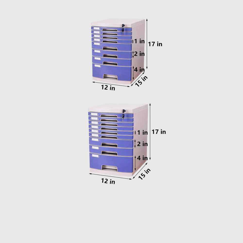 Lockable Desktop File Cabinet - Multi-layer Storage - image 8