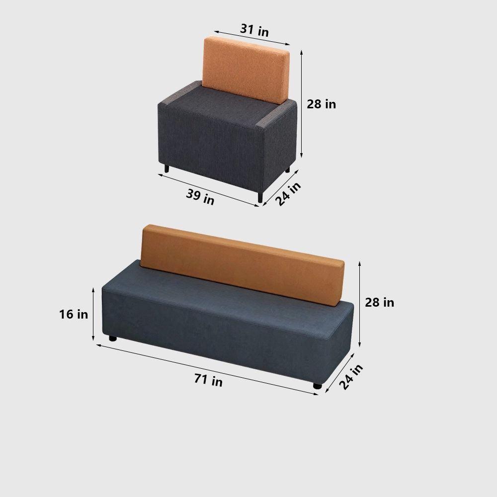 Minimalist Creative Patchwork Sofa - Maoters - image 9