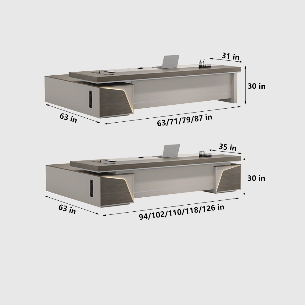 Elegant Modern Office Desk Executive Desk - Maoters - image 17
