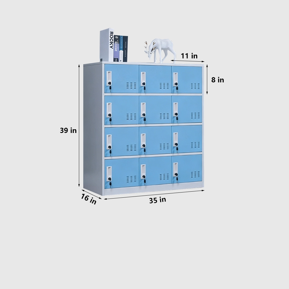 Backpack Cabinet, Employee File Cabinet, Lockable Storage Locker - image 9