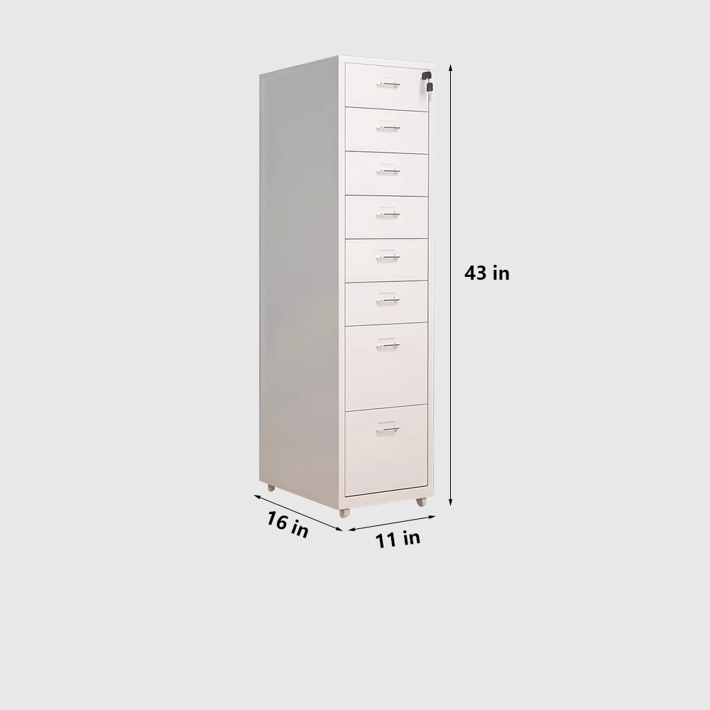 Metal Office Cabinet with Lockable Drawers - image 9