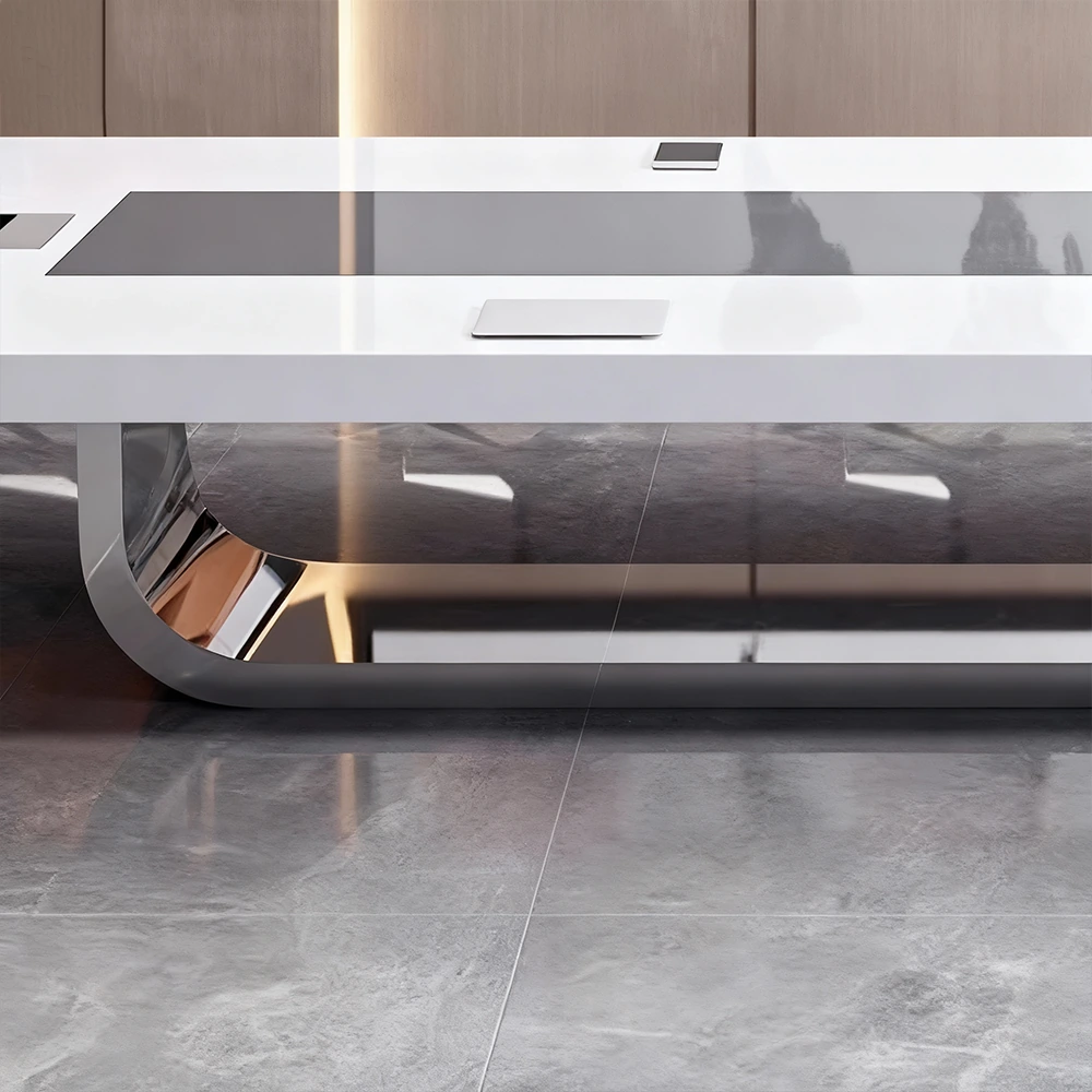 Luxurious Baked Paint Conference Table - image 4