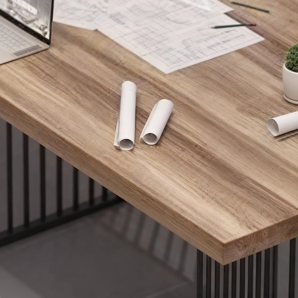 Minimalist Solid Wood Conference Table - image 5