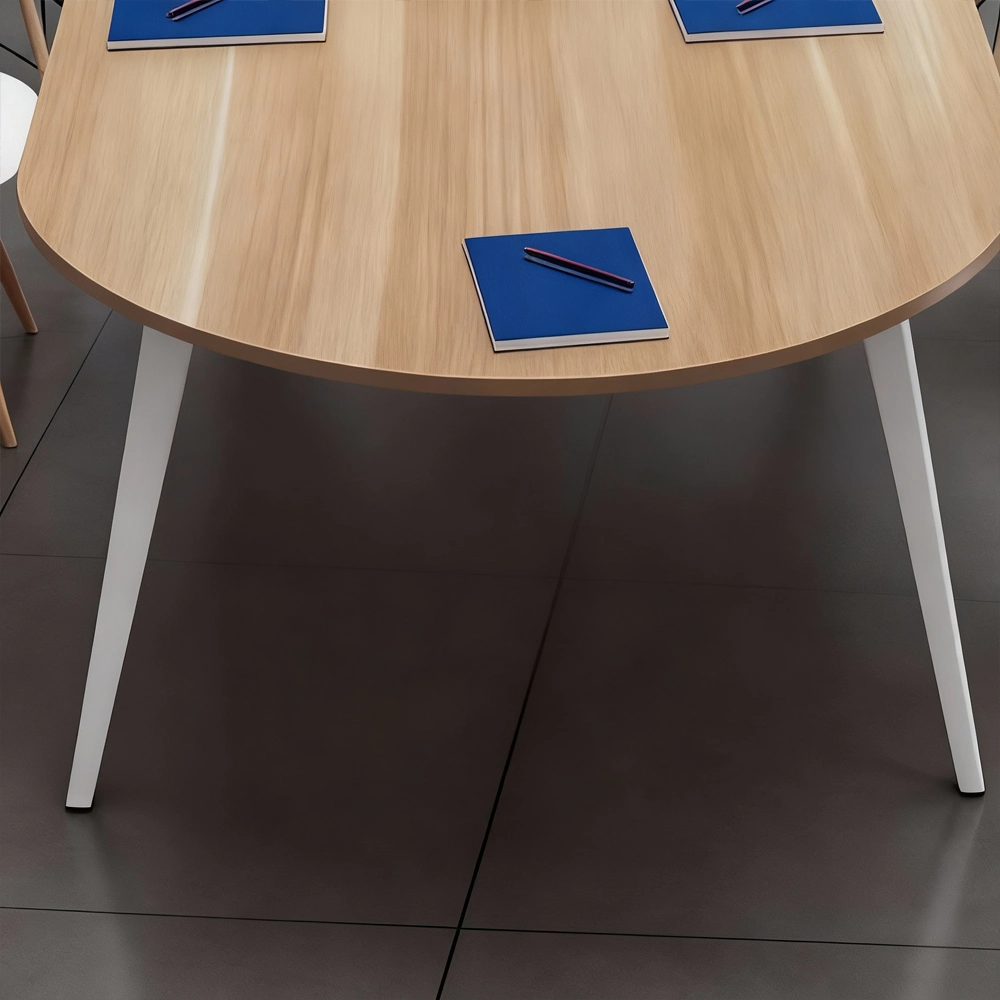 White Oval Conference Table - Maoters - image 3