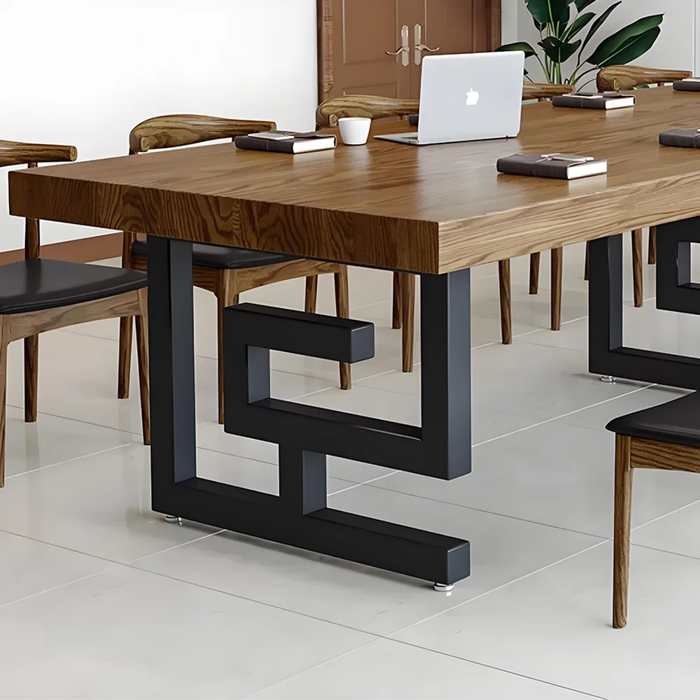 Nordic-Inspired Simplistic Solid Wood Conference Table - image 5