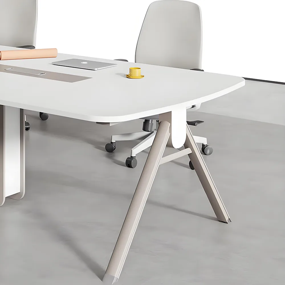 Morden Simple White Conference Table - image 5