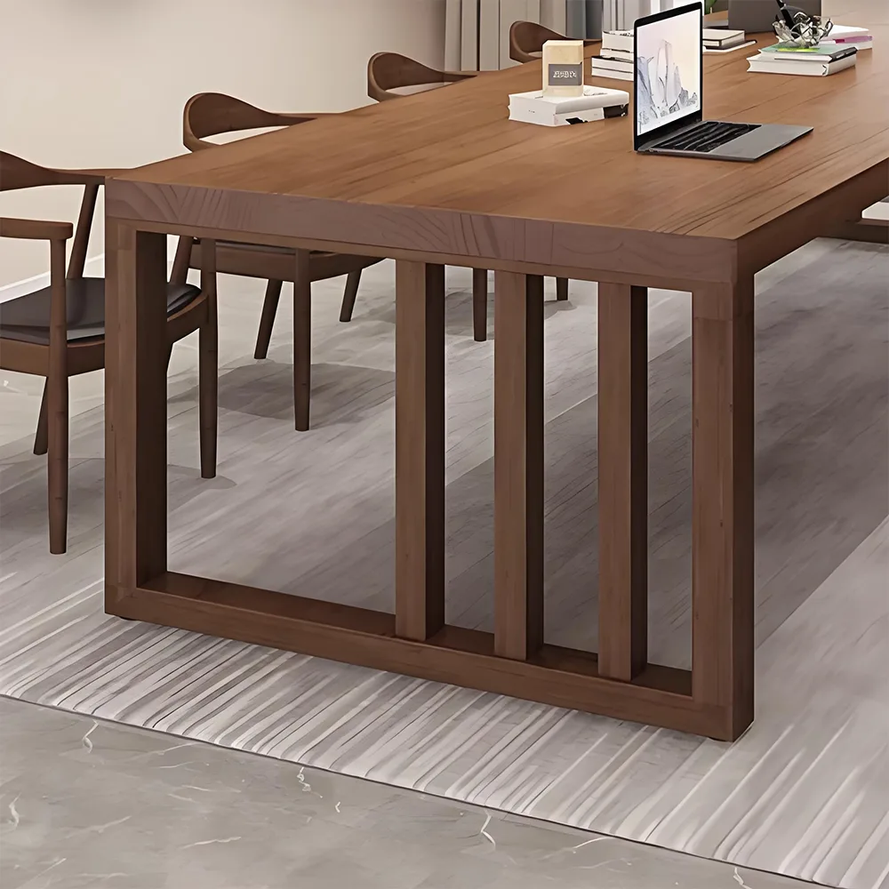 Modern Simple Solid Wood Long Conference Table - Maoters - image 6